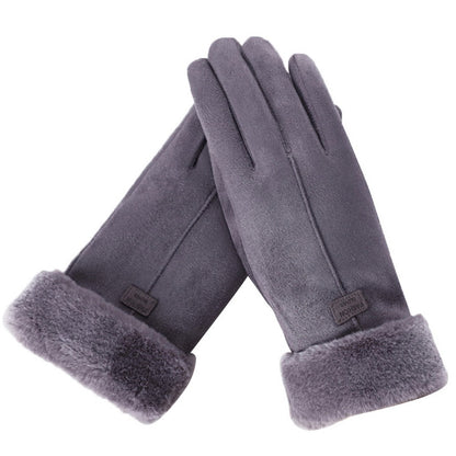 Isla | Stylish & Warm Furry Winter Gloves for Women