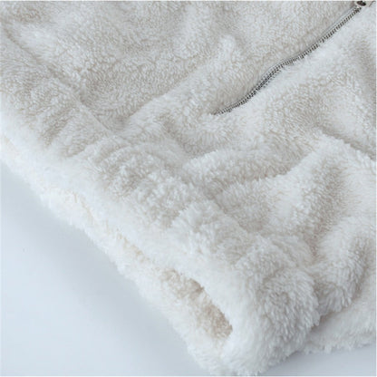 Women Faux Fur Zip-Up Cropped Jacket | Lily