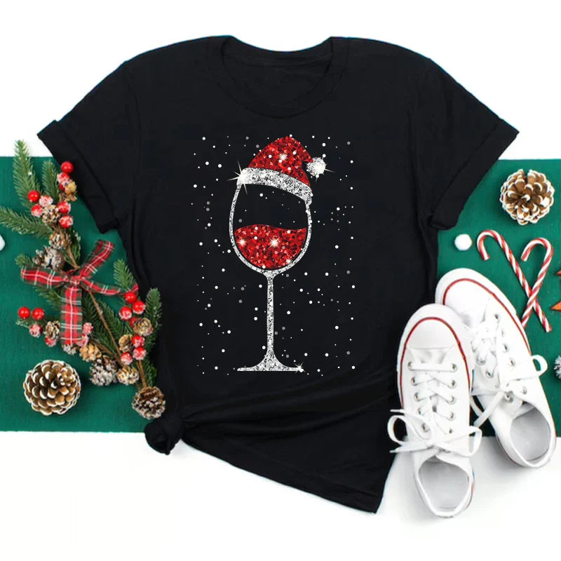 Holiday Wine T-Shirt | Pandora