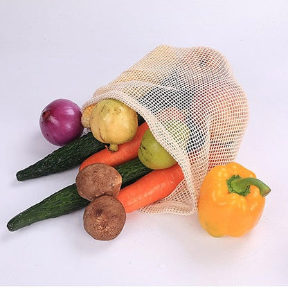 Reusable Cotton Mesh Grocery Bag