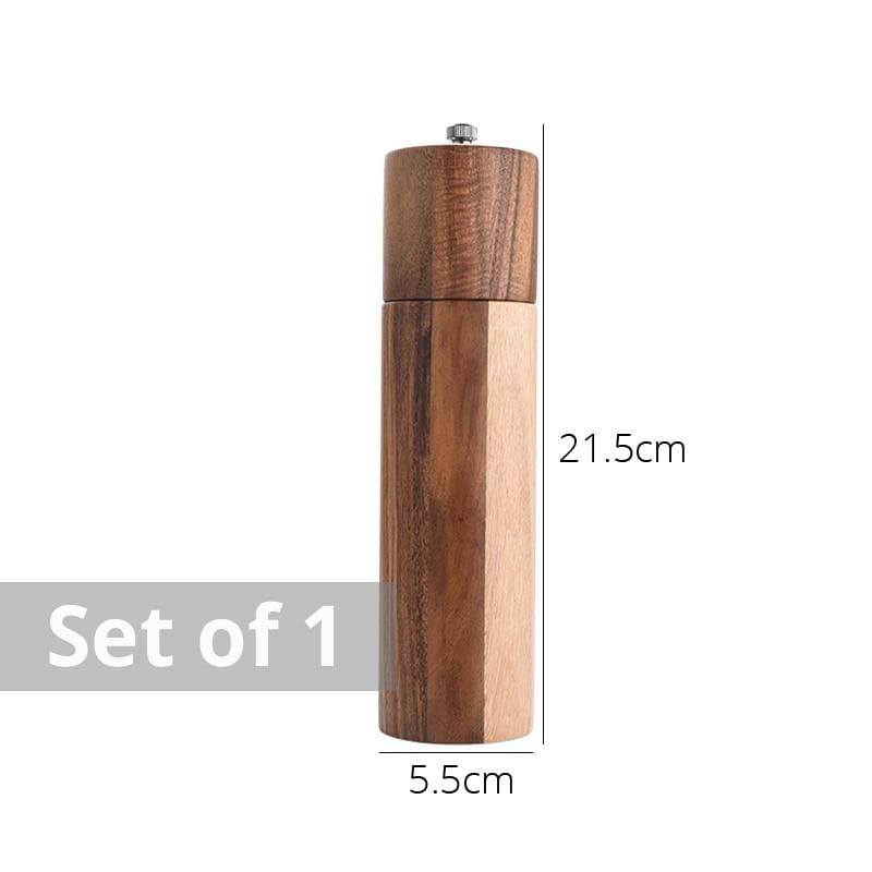 Variant image for Salt and Pepper Grinder Set Acacia Wood | Elegant Touch-2