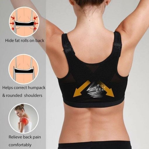 High Support Sports Bra with Adjustable Straps – Comfortable and Breathable for Workouts and Daily Wear 4