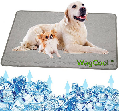 Pet Cooling Mat Blue Ice Silk | CoolPaws-6