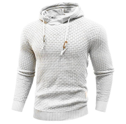 Men Textured Knit Hoodie | Jonathan