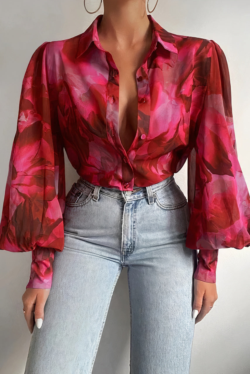 Bold Tie-Front Blouse | Kyle