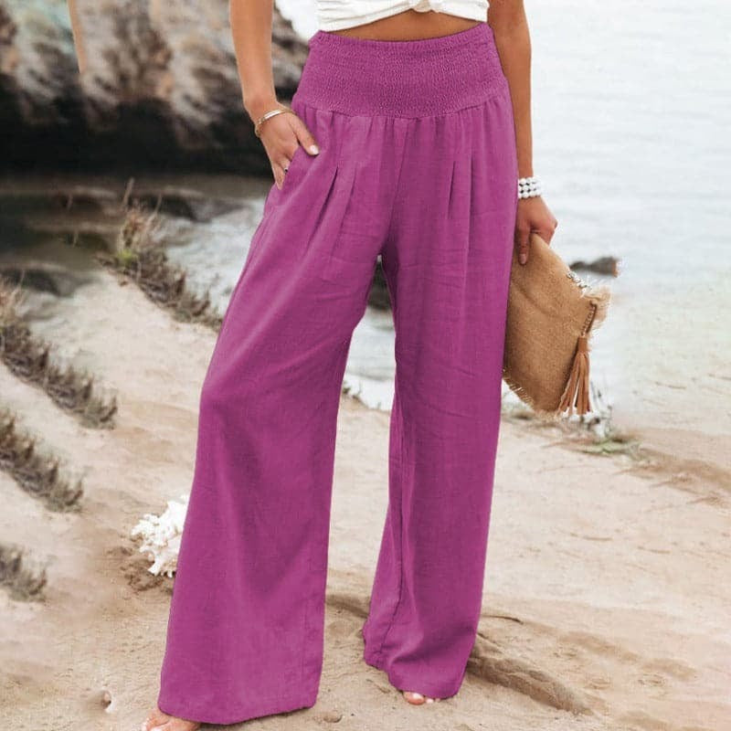 Iselle | Fashionable pants with wide legs