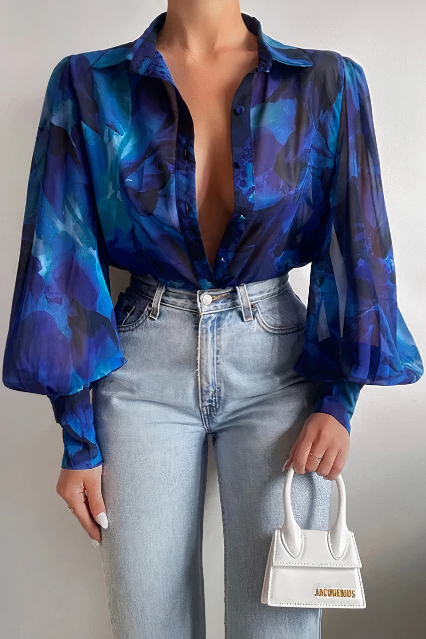 Bold Tie-Front Blouse | Kyle