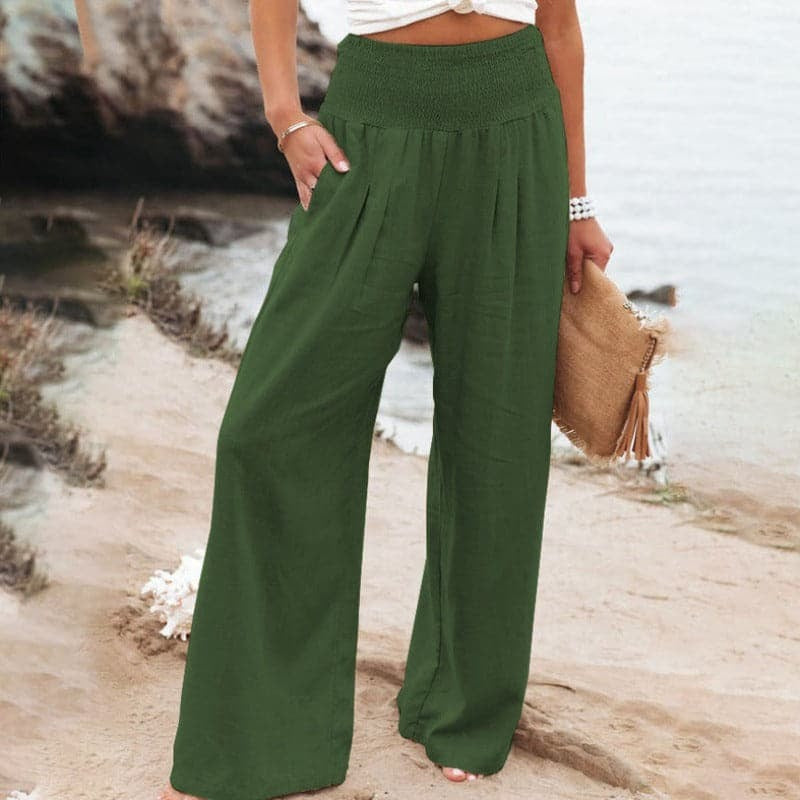 Iselle | Fashionable pants with wide legs