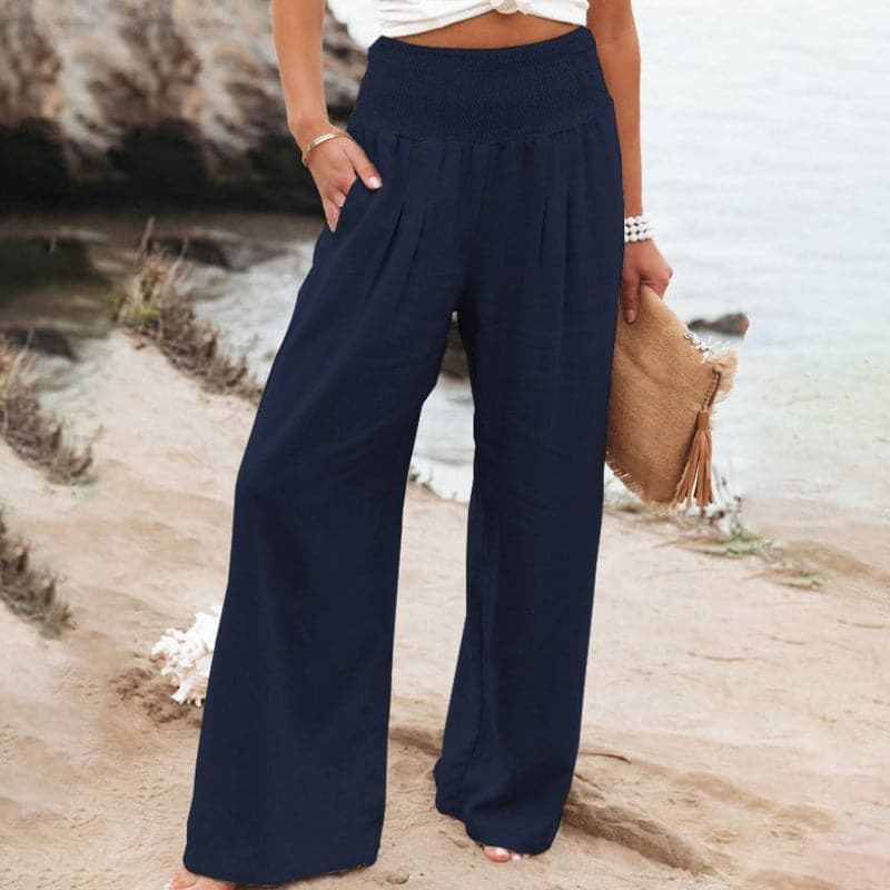 Iselle | Fashionable pants with wide legs