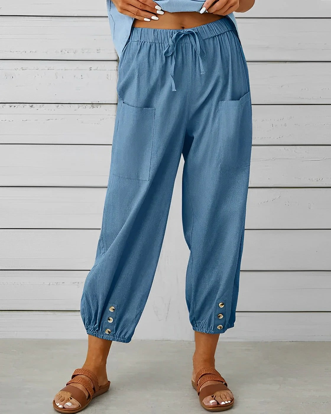 High Waist Wide Trousers | Floryn