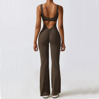 Variant image for Women Jumpsuit Black Nylon | Sophia-1