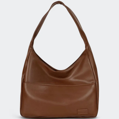 Modern Faux Leather Shoulder Bag | Saskia