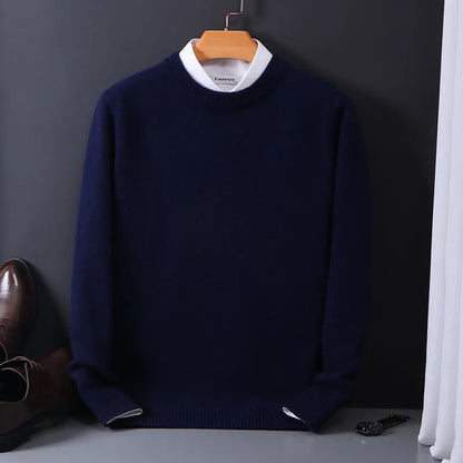 Men Classic Crew Neck Knit Sweater | Leo