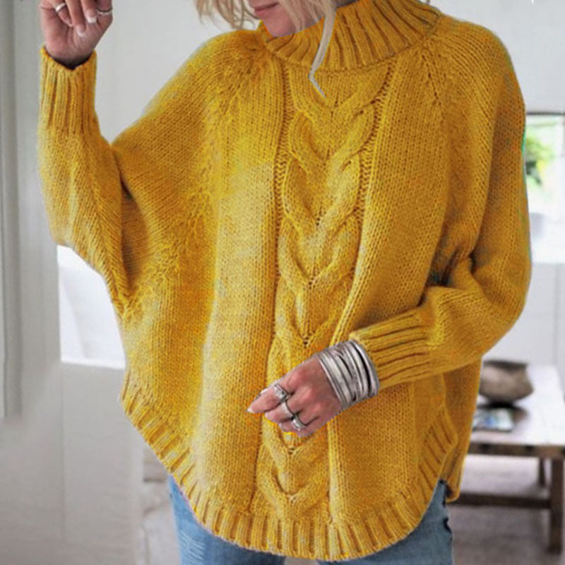 Women Chunky Knit Turtleneck Sweater | Kyra