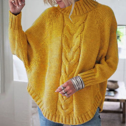 Women Chunky Knit Turtleneck Sweater | Kyra