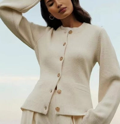 Women Button-Up Knit Cardigan | Anouk