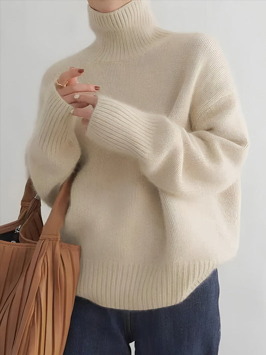 Women Oversized Turtleneck Sweater | Arlenne