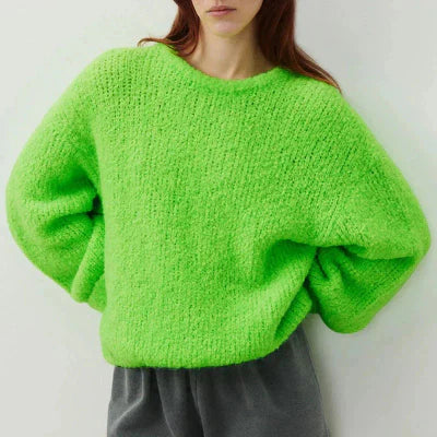 Women Soft Oversized Pullover Sweater | Amaris