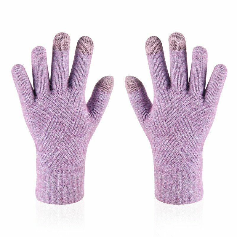 Women Knitted Winter Gloves | Elda