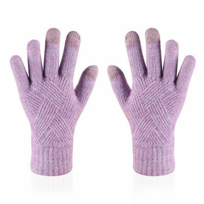 Women Knitted Winter Gloves | Elda