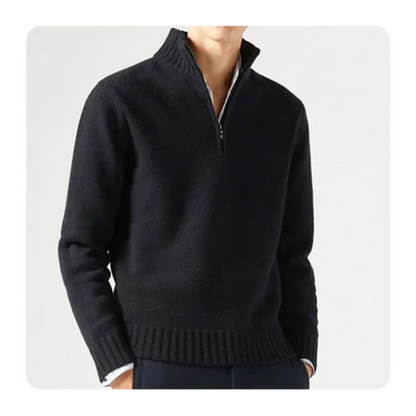 Men Classic Half-Zip Knit Sweater | Wade