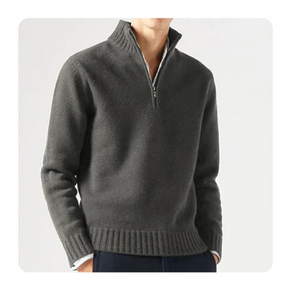 Men Classic Half-Zip Knit Sweater | Wade