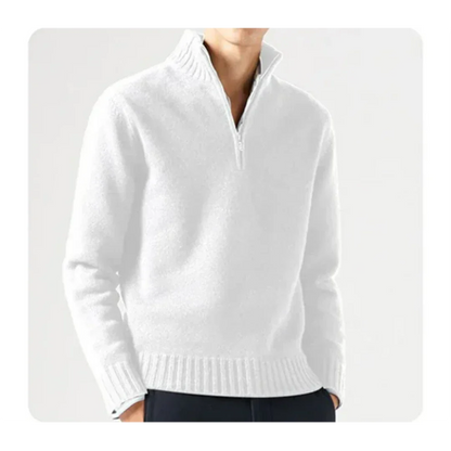 Men Classic Half-Zip Knit Sweater | Wade