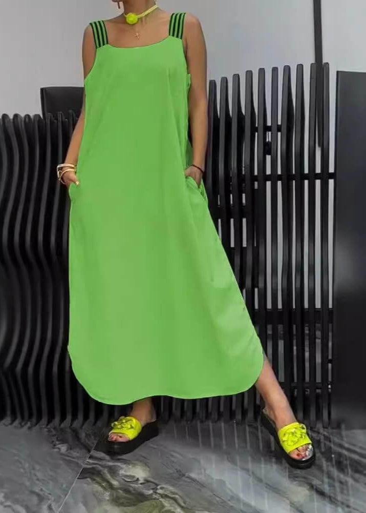 Variant image for Women Summer Dress Striped Cotton | Luna-25