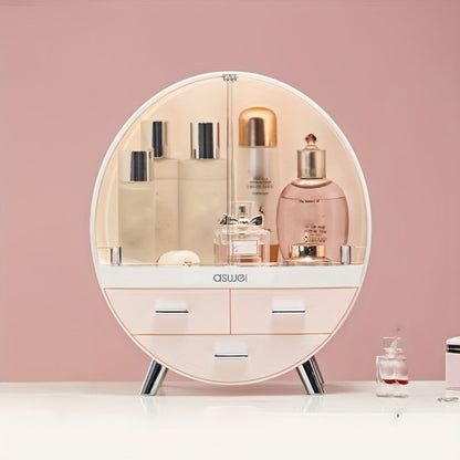 Cosmetics Organizer Clear Plastic with Drawers | Elegant Design 1