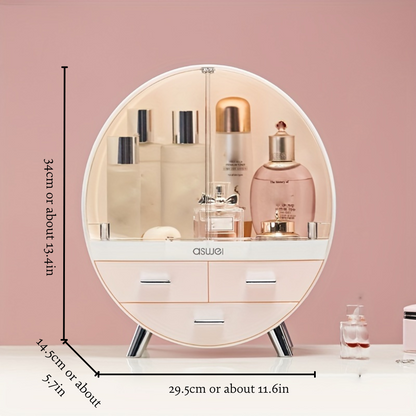 Cosmetics Organizer Clear Plastic with Drawers | Elegant Design 5
