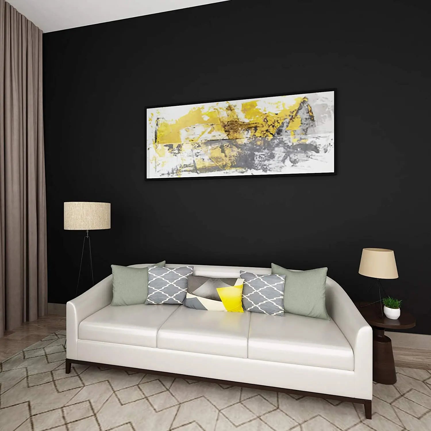Matte Black Self-Adhesive Vinyl Wallpaper – Waterproof, Removable, Easy DIY for Walls and Furniture 4