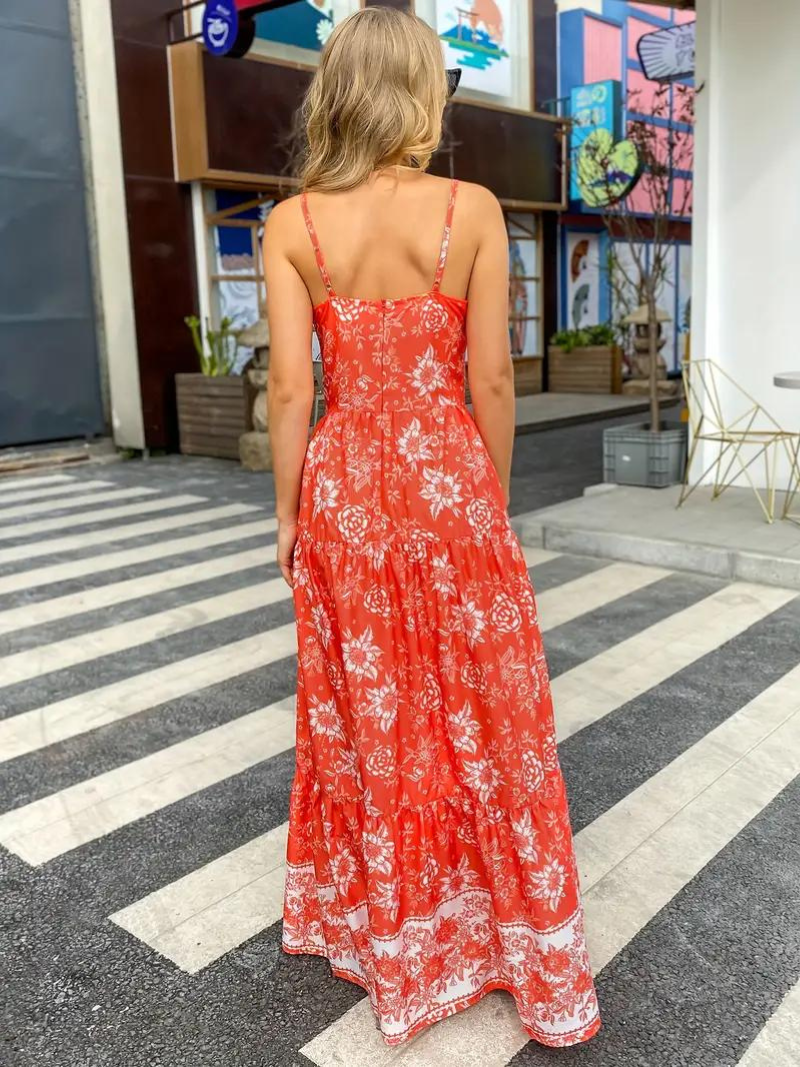 Floral Tiered Maxi Dress | Clodagh