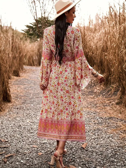 Bohemian Wrap Maxi Dress | Bindi