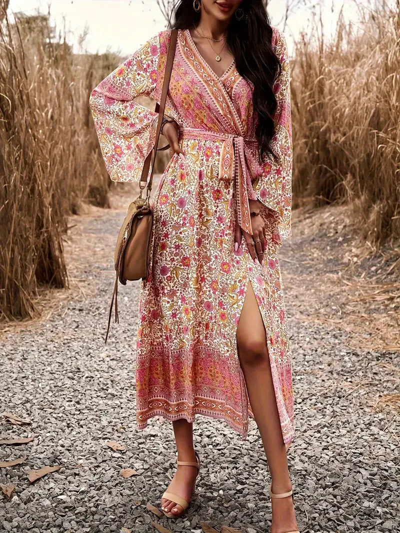 Bohemian Wrap Maxi Dress | Bindi