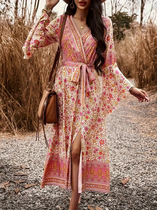 Bohemian Wrap Maxi Dress | Bindi