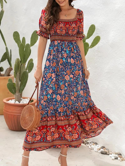 Floral Bohemian Maxi Dress | Poppy