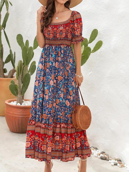 Floral Bohemian Maxi Dress | Poppy