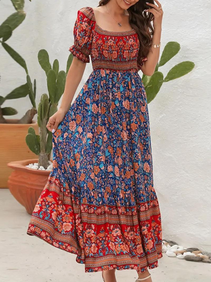 Floral Bohemian Maxi Dress | Poppy