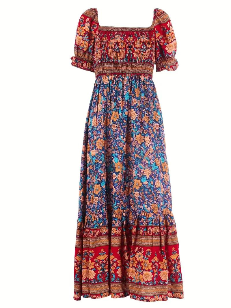 Floral Bohemian Maxi Dress | Poppy