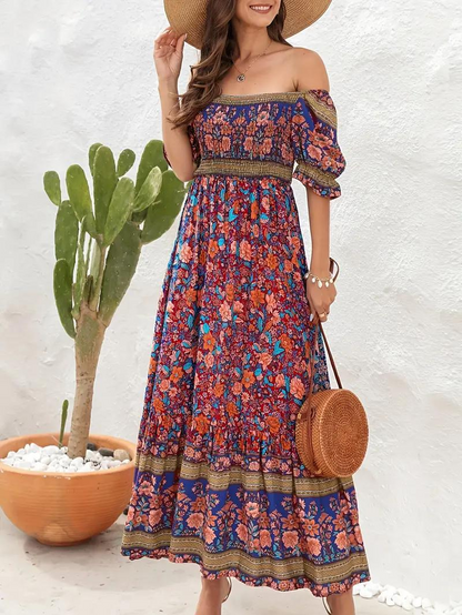 Floral Bohemian Maxi Dress | Poppy