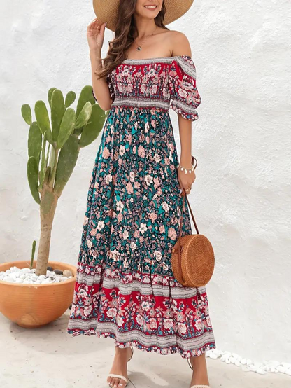 Floral Bohemian Maxi Dress | Poppy