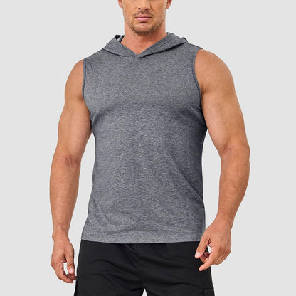 Men Sleeveless Hooded Tank Top | Logan
