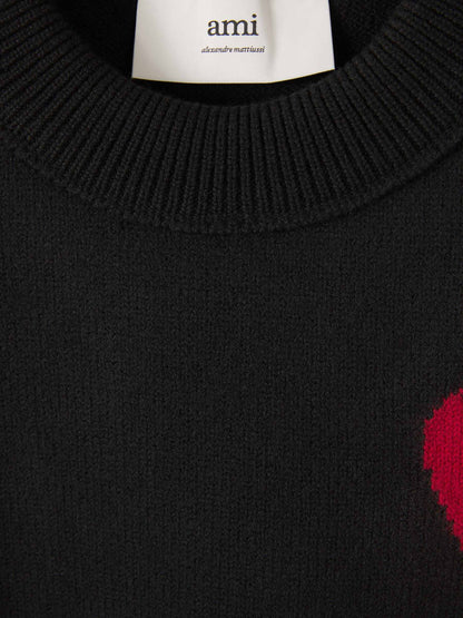 Men's Sweater with Heart Logo – Soft Relaxed Fit Pullover in Multiple Colors, Casual Style for Everyday Wear 3