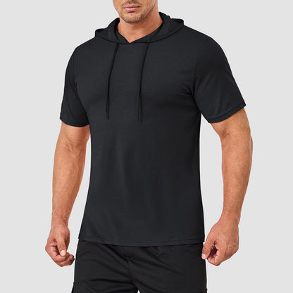 Men Short-Sleeve Hoodie T-Shirt | Ronan