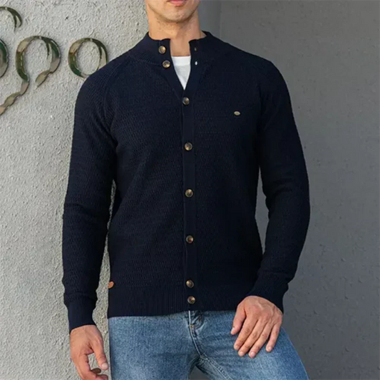 Men's Button-Up Knit Cardigan | Arlie
