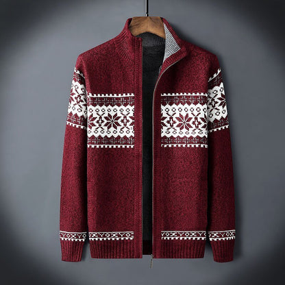 Modern & soft knitted men's cardigan | Eldrige