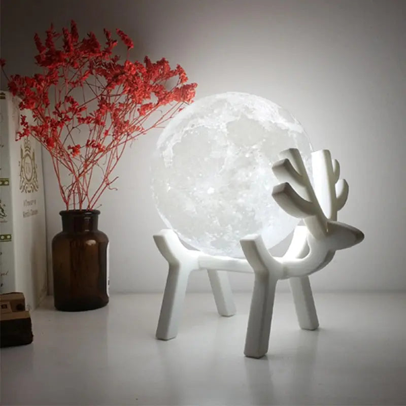 Home Lamp Humidifier White Modern Design | Serenity-4