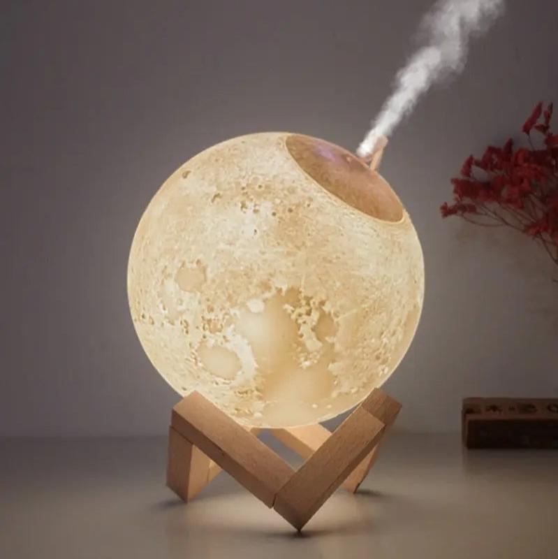 Variant image for Home Lamp Humidifier White Modern Design | Serenity-2
