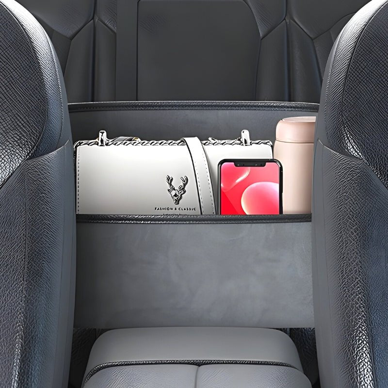 Multi-Pocket Back Seat Organizer for Cars - Easy Installation and Access with Durable Polyester Compartments 3