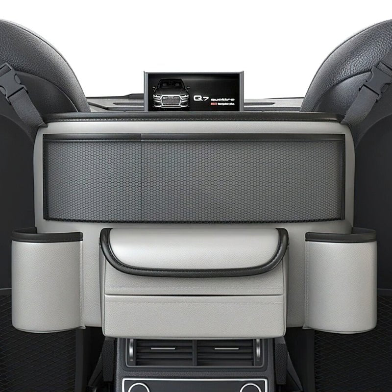 Multi-Pocket Back Seat Organizer for Cars - Easy Installation and Access with Durable Polyester Compartments 5